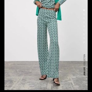 Zara green pants